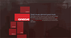 Desktop Screenshot of cinecue.com